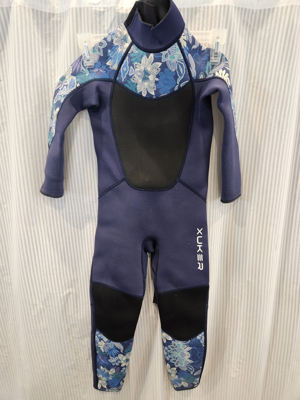 XUKER Kids 3mm Neoprene Wetsuit for Boys Girls Toddlers - Back Zip Thermal Sz 6